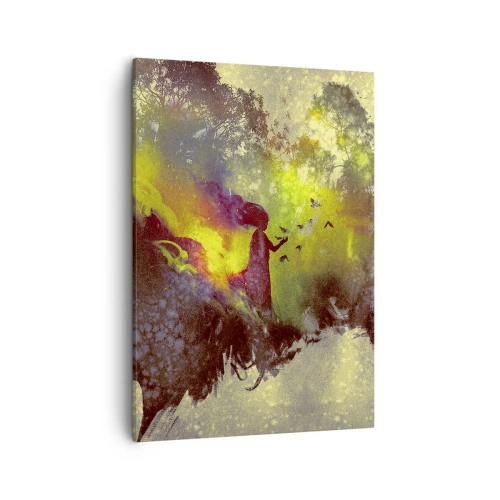 Canvastavla - Bild på duk - Moder Naturen - 50x70 cm