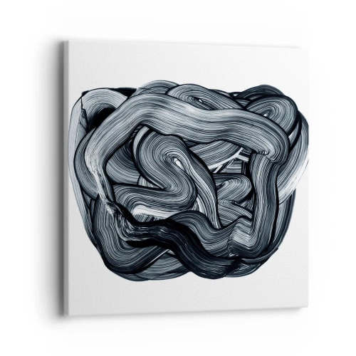 Canvastavla - Bild på duk - Det är inte så enkelt - 40x40 cm