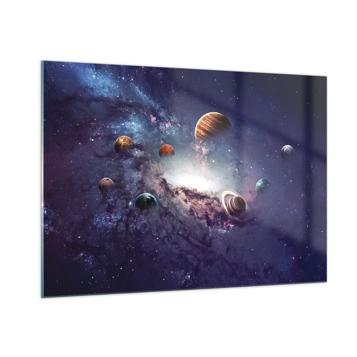Glastavla - Bild på glas - Sol- och danssystem - 100x70 cm