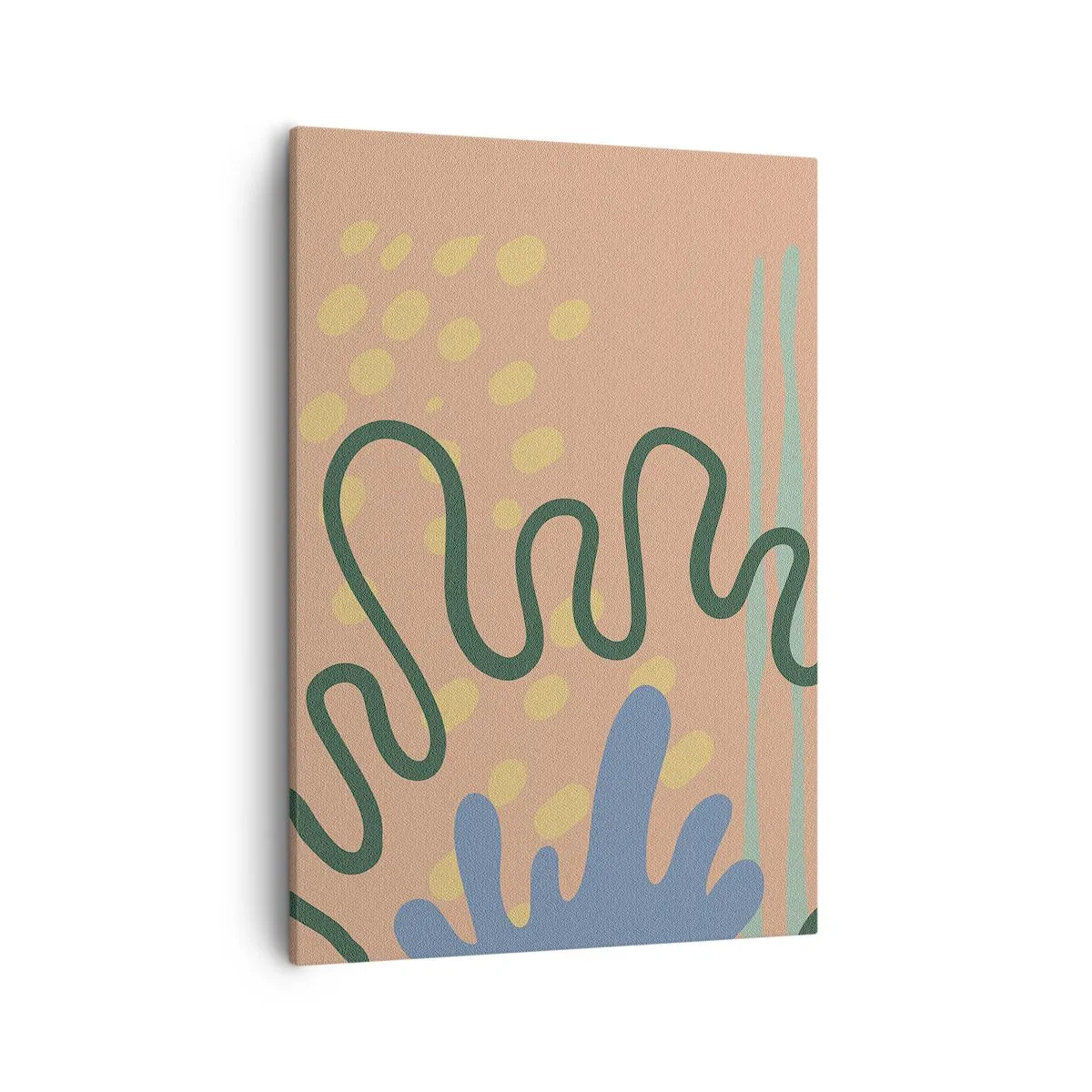 Canvastavla - Bild på duk - Abstraktion: naturens mångfald - 50x70 cm