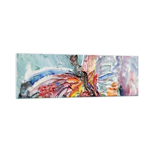 Glastavla - Bild på glas - Målad av naturen - 160x50 cm