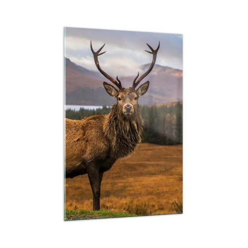 Glastavla - Bild på glas - Naturens majestät - 70x100 cm