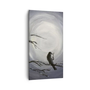 Canvastavla - Bild på duk - Nyckeln till nattens hemlighet - 55x100 cm