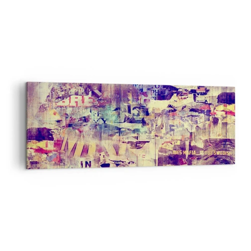 Canvastavla - Bild på duk - Och så mycket blir det klar - 140x50 cm