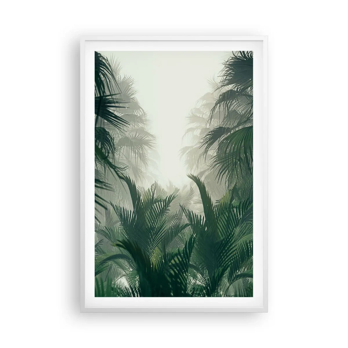 Affisch i vit ram - Tropisk hemlighet - 61x91 cm