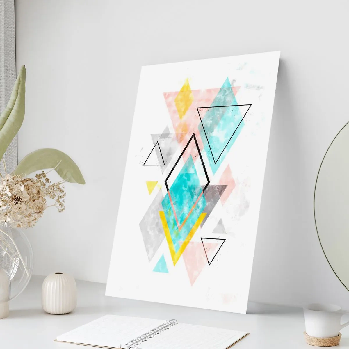 Affisch - Geometriskt spel - 61x91 cm