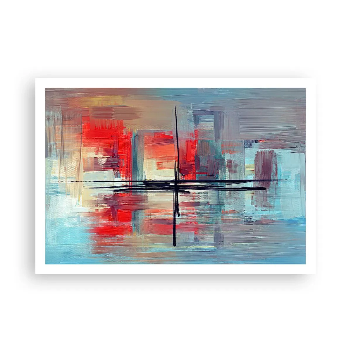 Affisch - Landskap i en okänd dimension - 100x70 cm