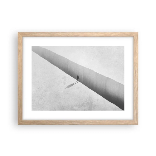 Affisch i ram av ljusek - Tydligt mål - 40x30 cm