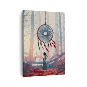 Canvastavla - Bild på duk - Hemlighetsfull ritual av lyckan - 50x70 cm