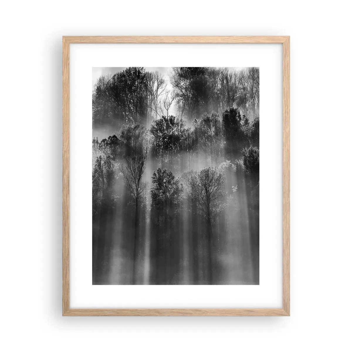 Affisch i ram av ljusek - I ljusstrålar - 40x50 cm