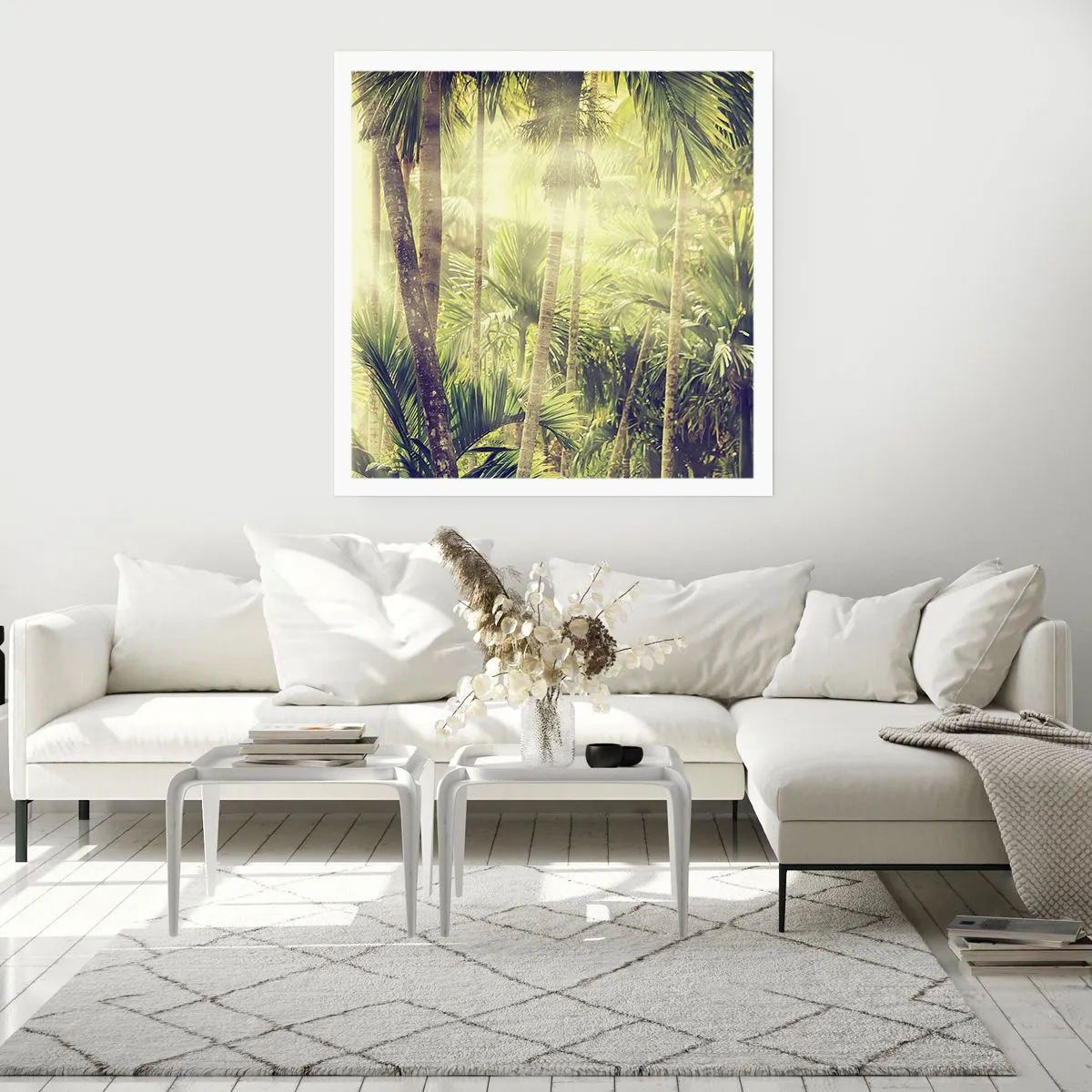 Affisch - I gröna glöden - 60x60 cm