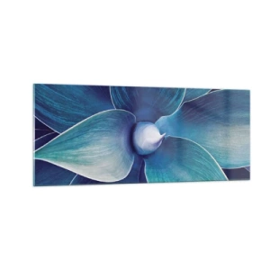 Glastavla - Bild på glas - Blått från himlen - 100x40 cm