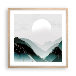 Affisch i ram av ljusek - I fullt majestät - 50x50 cm