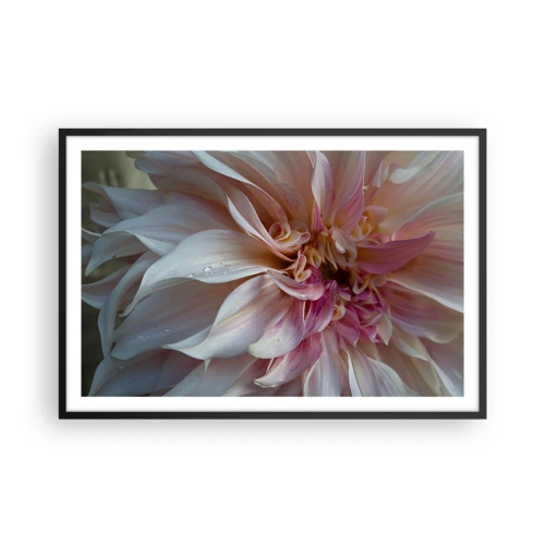 Affisch i svart ram - Blommande friskhet - 91x61 cm