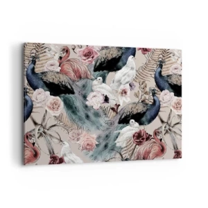 Canvastavla - Bild på duk - I palatsträdgården - 100x70 cm