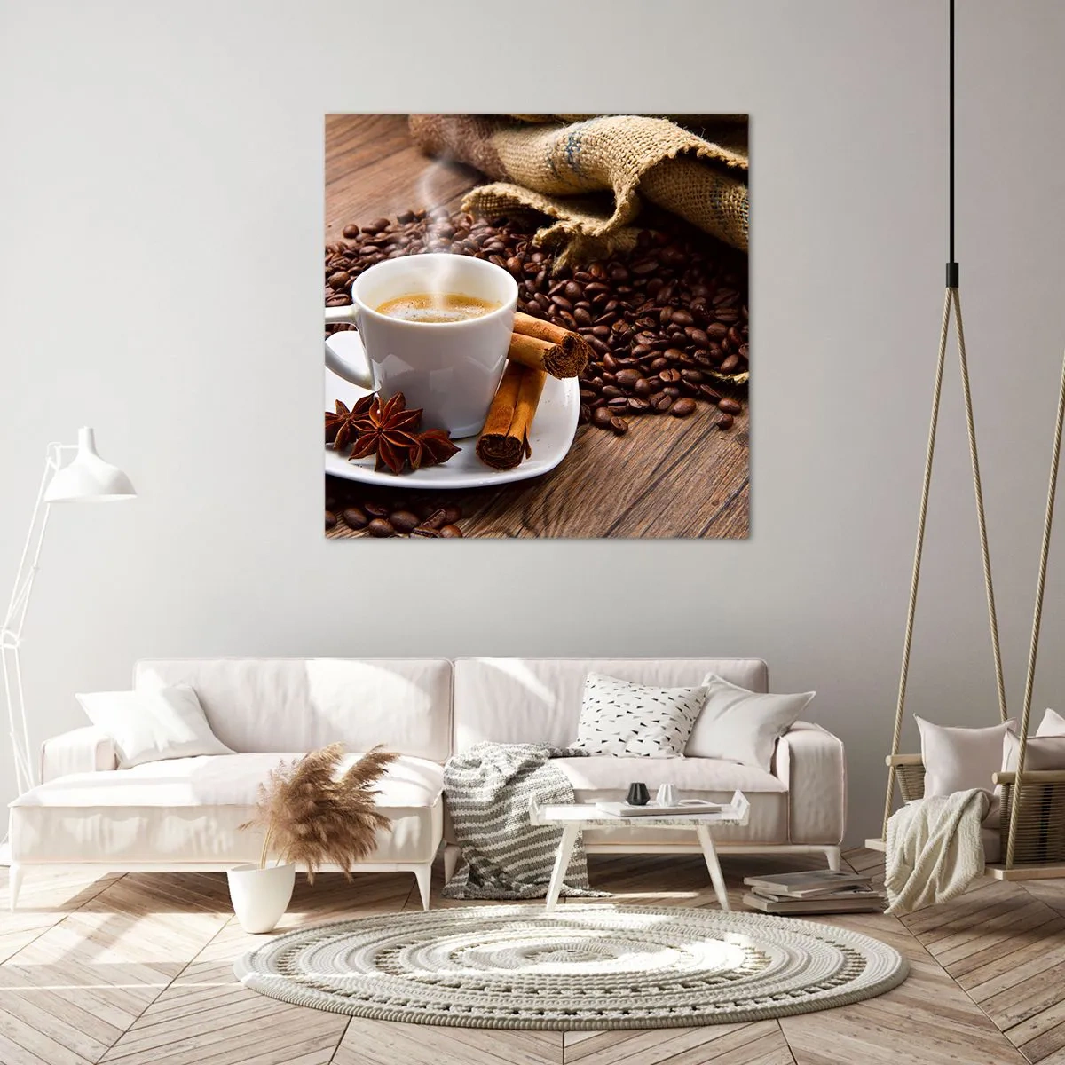 Canvastavla - Bild på duk - Rotsmak och -arom - 50x50 cm