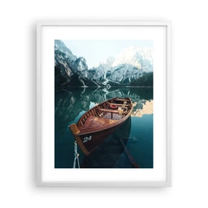 Affisch i vit ram - Som målat på glas - 40x50 cm