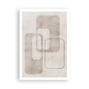 Affisch - Geometrisk fug - 70x100 cm