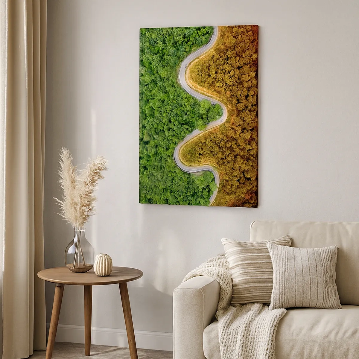 Canvastavla - Bild på duk - Gränser och genombrott - 50x70 cm