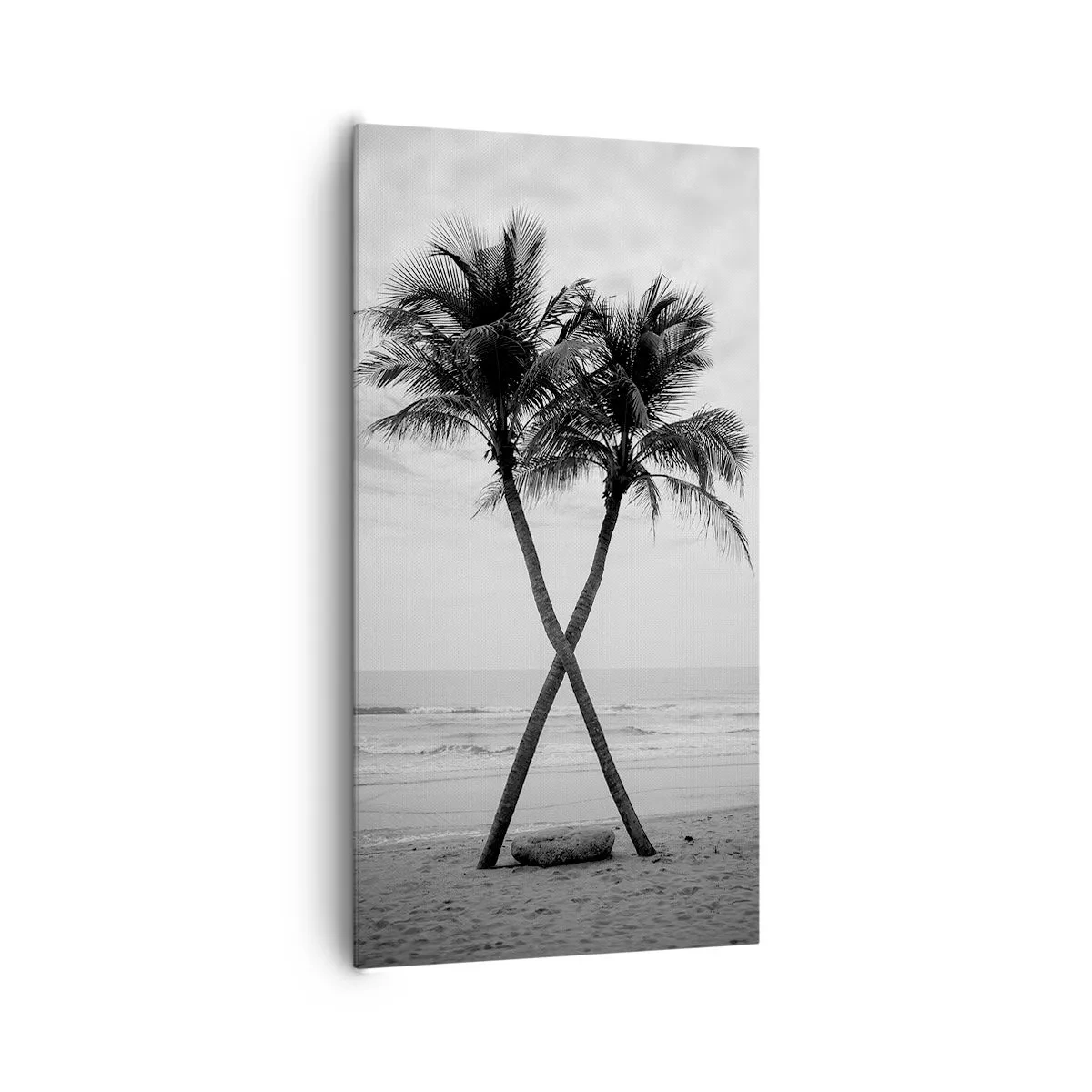 Canvastavla - Bild på duk - Ömsint närvaro - 65x120 cm