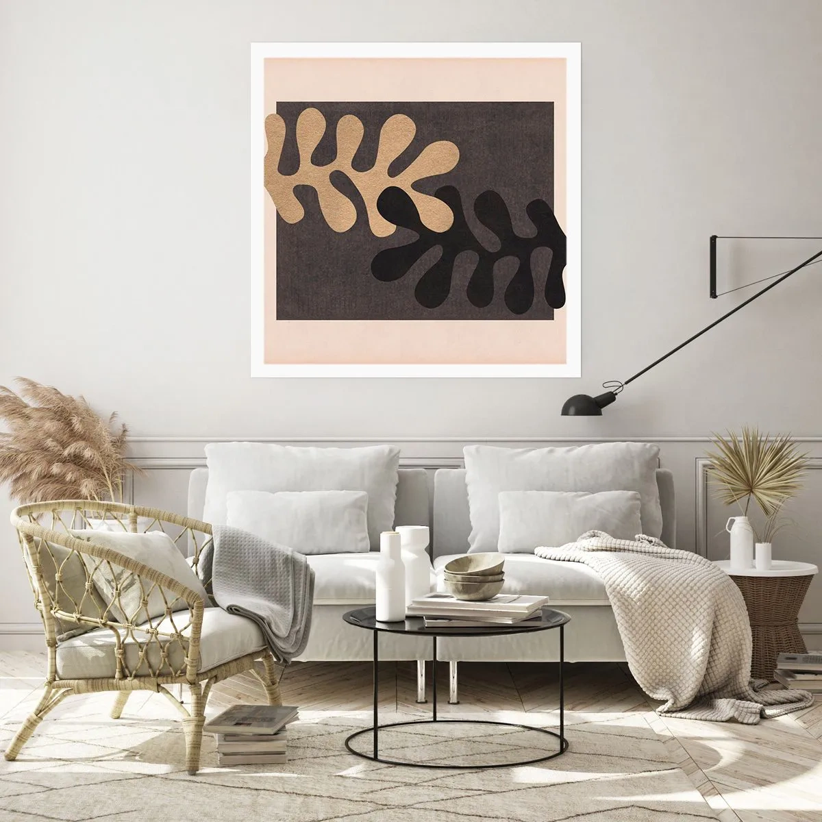 Affisch - Brist och komplettering - 40x40 cm