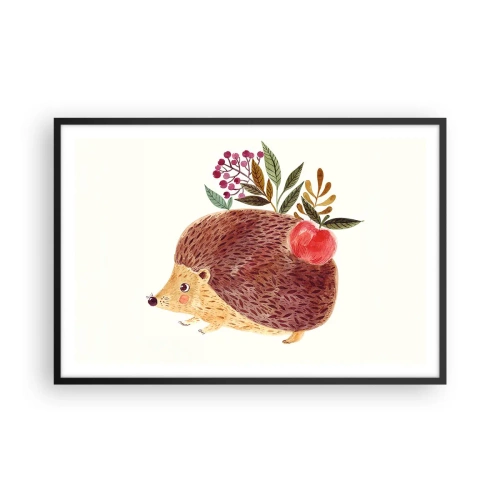 Affisch i svart ram - Och du gillar mig redan - 91x61 cm