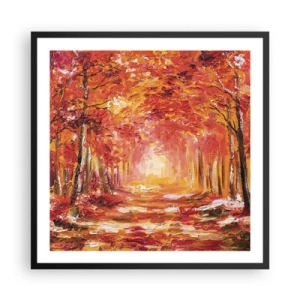 Affisch i svart ram - Kopparskog - 60x60 cm