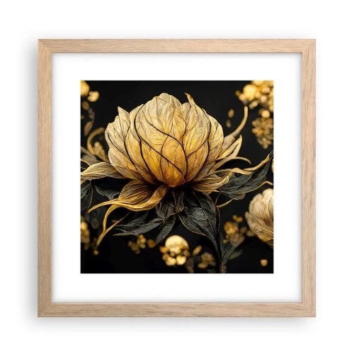 Affisch i ram av ljusek - Subtil skörhet - 30x30 cm