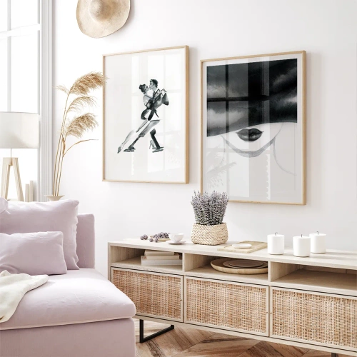 Black and white no. 3 - Inspiration till vardagsrummet