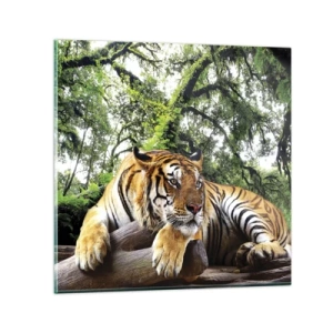 Glastavla - Bild på glas - Med vänlig hälsning - 60x60 cm