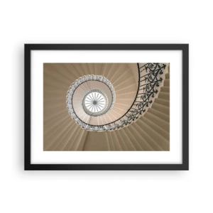 Affisch i svart ram - I musslans mitt - 40x30 cm