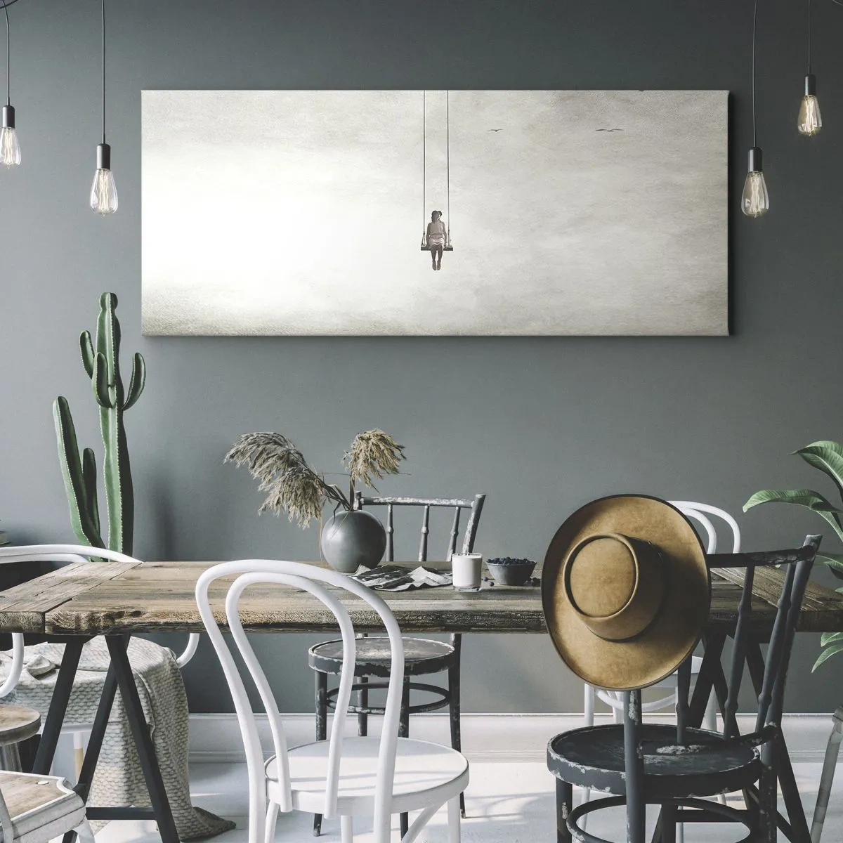 Canvastavla - Bild på duk - Barn i oss - 100x40 cm