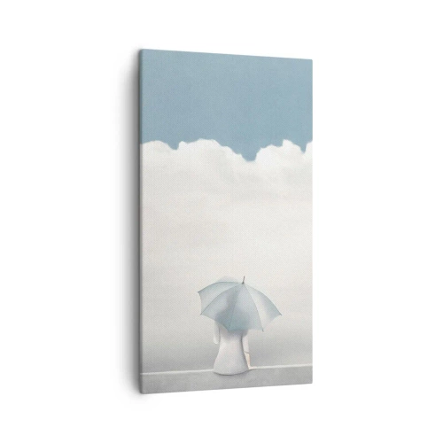 Canvastavla - Bild på duk - På gränsen mellan java och dröm - 45x80 cm