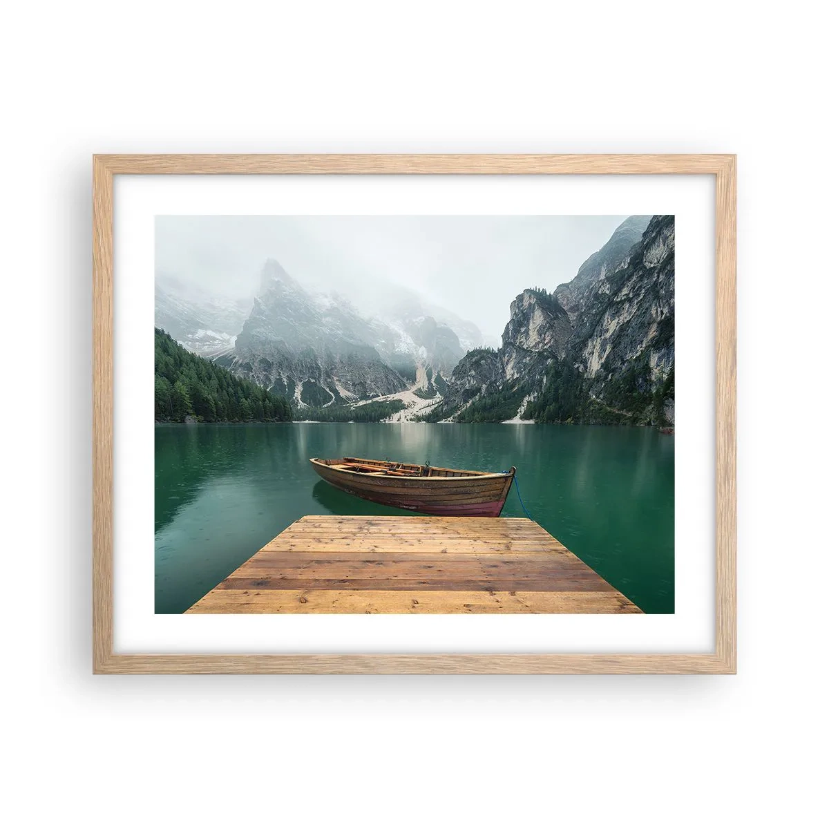 Affisch i ram av ljusek - Naturens mäktighet - 50x40 cm