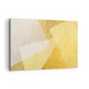 Canvastavla - Bild på duk - Geometriskt väder - 100x70 cm