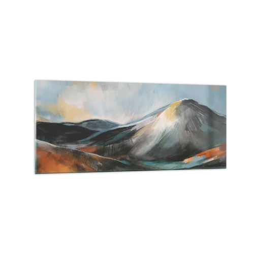 Glastavla - Bild på glas - Råa och vackra - 120x50 cm