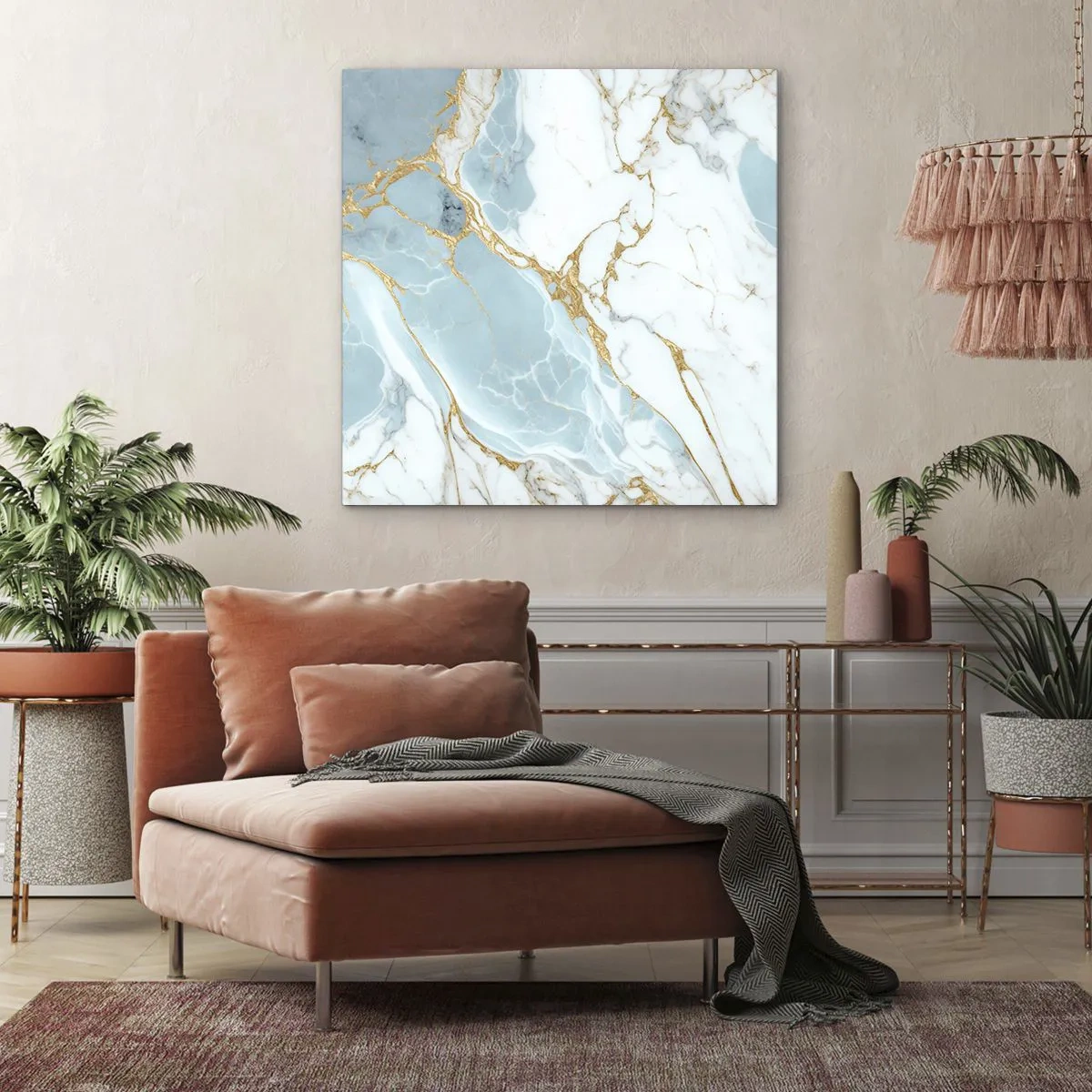 Canvastavla - Bild på duk - Stenrikedom - 40x40 cm