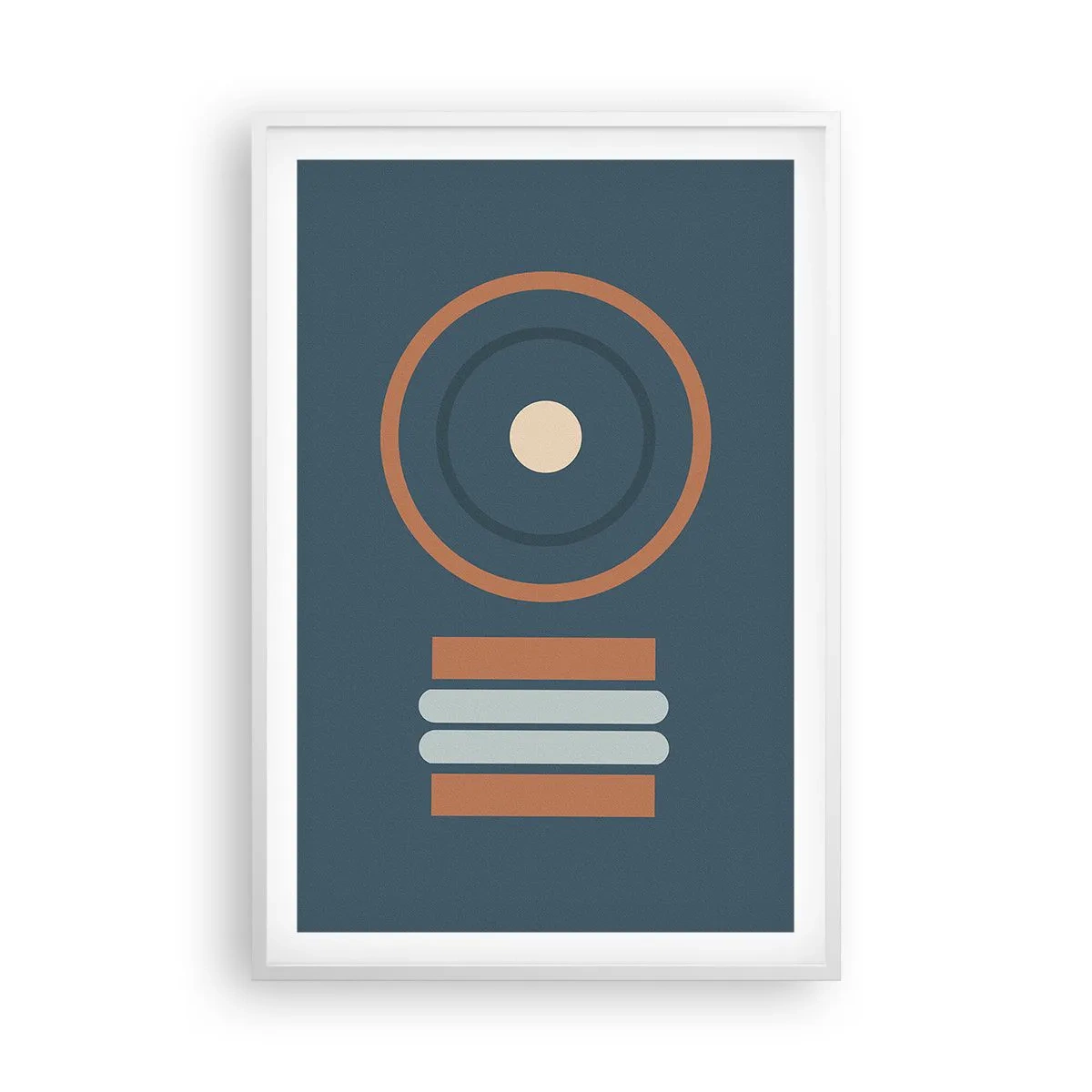 Affisch i vit ram - Sakens kärna - 61x91 cm