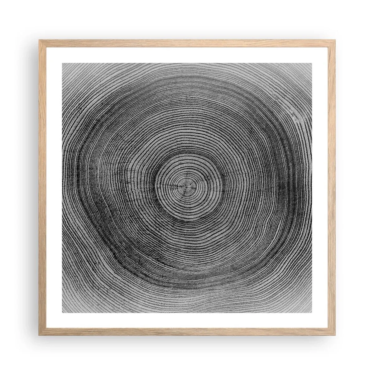 Affisch i ram av ljusek - Ett tecken i tiden - 60x60 cm