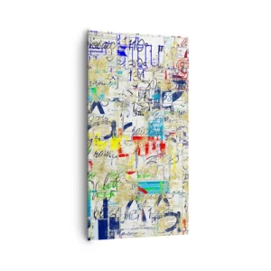 Canvastavla - Bild på duk - Helt enkelt gläder ögonen - 65x120 cm