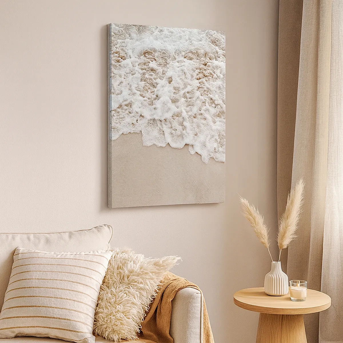 Canvastavla - Bild på duk - Strax tillbaka - 50x70 cm