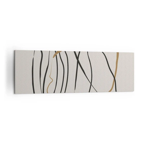 Canvastavla - Bild på duk - Komposition: besittande dans - 160x50 cm