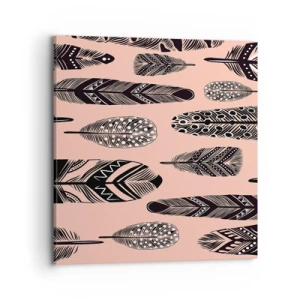 Canvastavla - Bild på duk - Indiansk middag - 70x70 cm