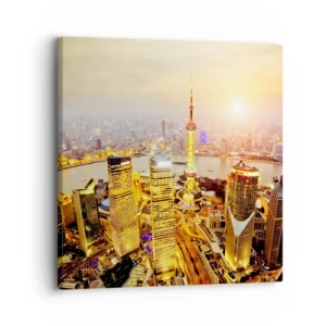 Canvastavla - Bild på duk - Asiatisk dröm - 30x30 cm