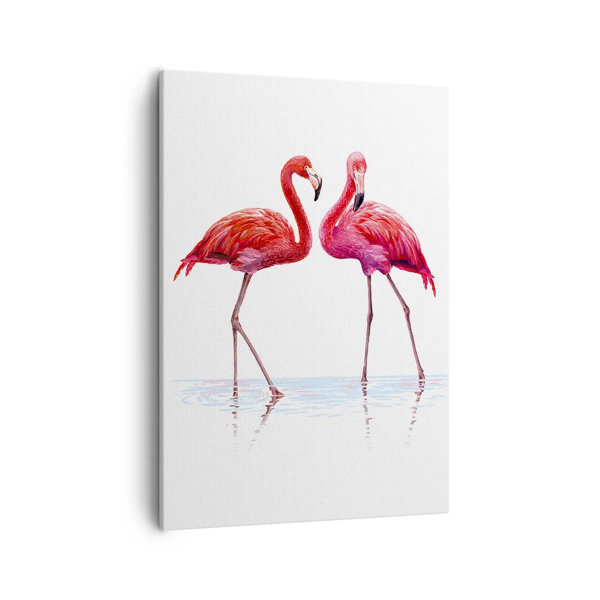 Canvastavla - Bild på duk - Rosa rendez-vous - 50x70 cm