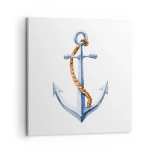 Canvastavla - Bild på duk - Heja äventyret! - 50x50 cm