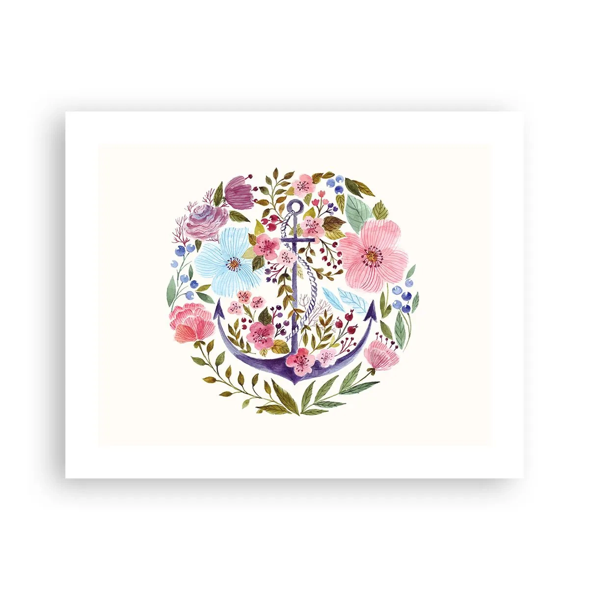 Affisch - En seglares goda sömn - 50x40 cm