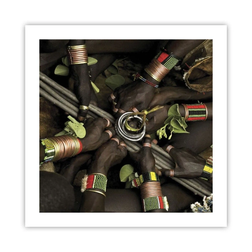 Affisch - Vi är tillsammans - 50x50 cm