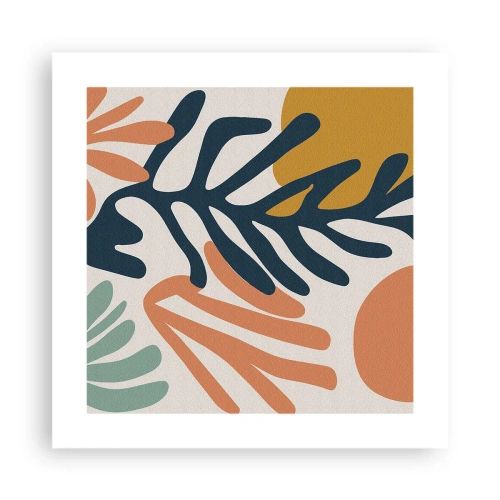 Affisch - Korallhav - 40x40 cm