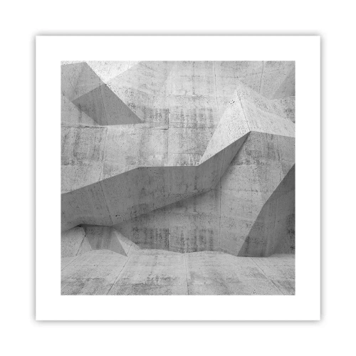 Affisch - En riktig utmaning - 40x40 cm